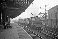 Photo R2  42714 on the Brewery Sidings to Rochdale Saturday Only mid afternoon freight at Rochdale station down Goods Loop, 9th January 1960.  RS Greenwood